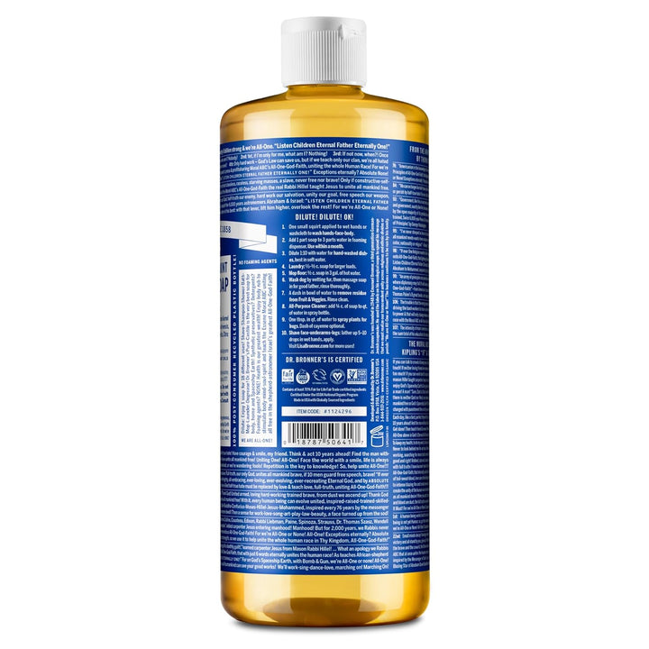 Dr. Bronner Jabón líquido de aceite de almendra