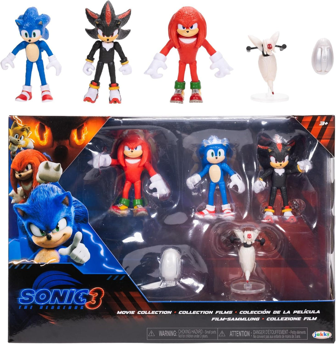 Sonic The Hedgehog 3 figuras de acción de película de 2.5 pulgadas,...