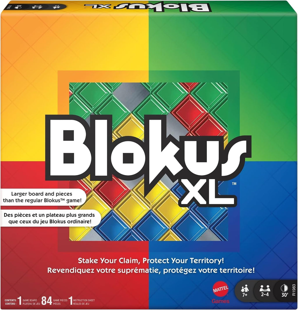 Mattel Games Blokus XL - Juego de mesa para mayores de 7 años, 2-4
