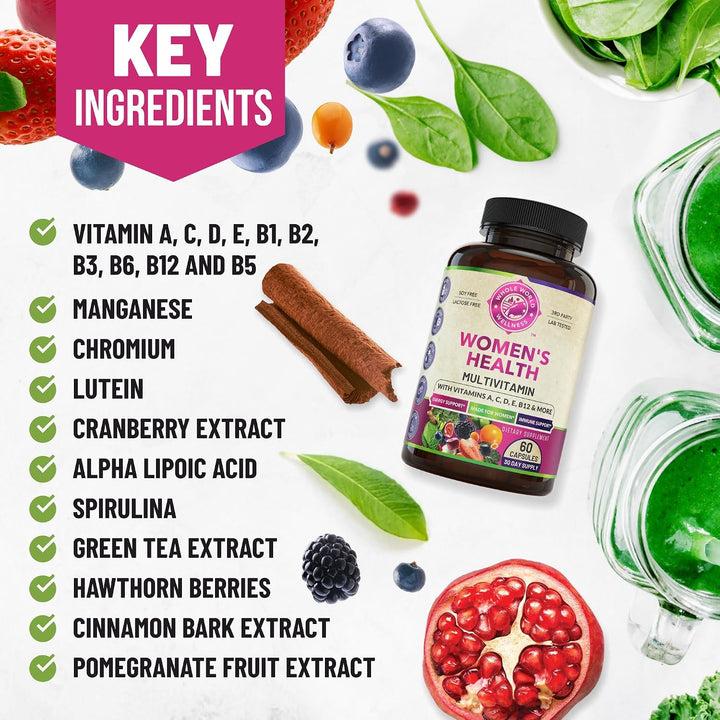 WHOLE WORLD WELLNESS Suplemento multimineral multivitamínico diario...