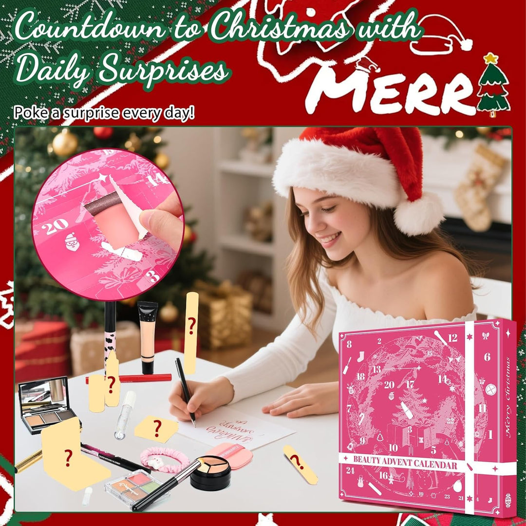 Calendario de Adviento de maquillaje 2025 para mujeres y adolescent...