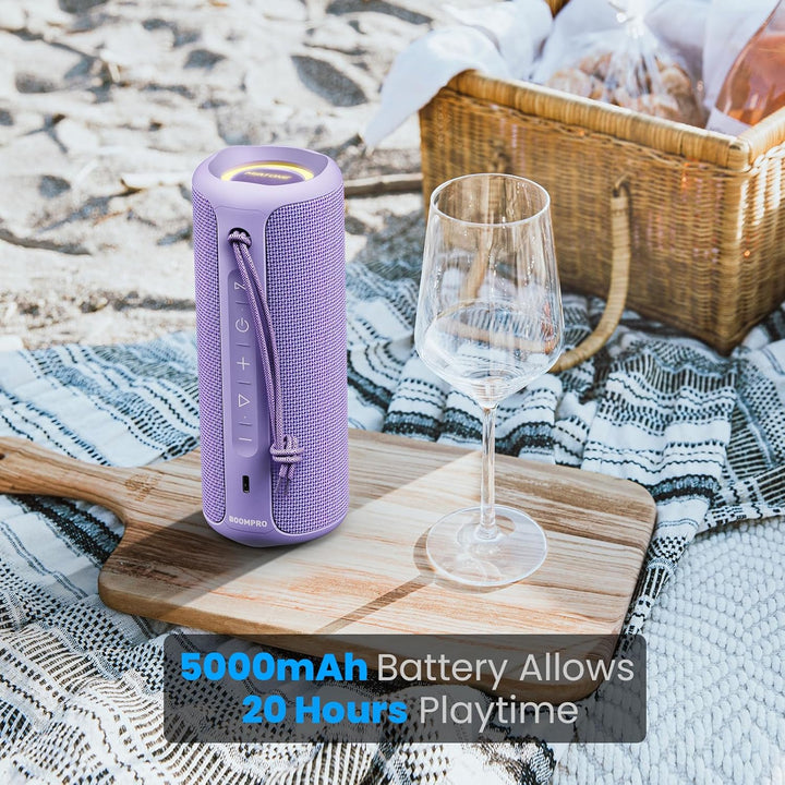 MIATONE Altavoz Bluetooth Portátil 36W Sonido Estéreo con Refuerzo...