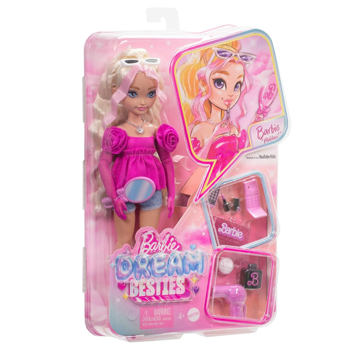 Barbie Dream Besties Playset, Malibu" muñeca de moda posable co...