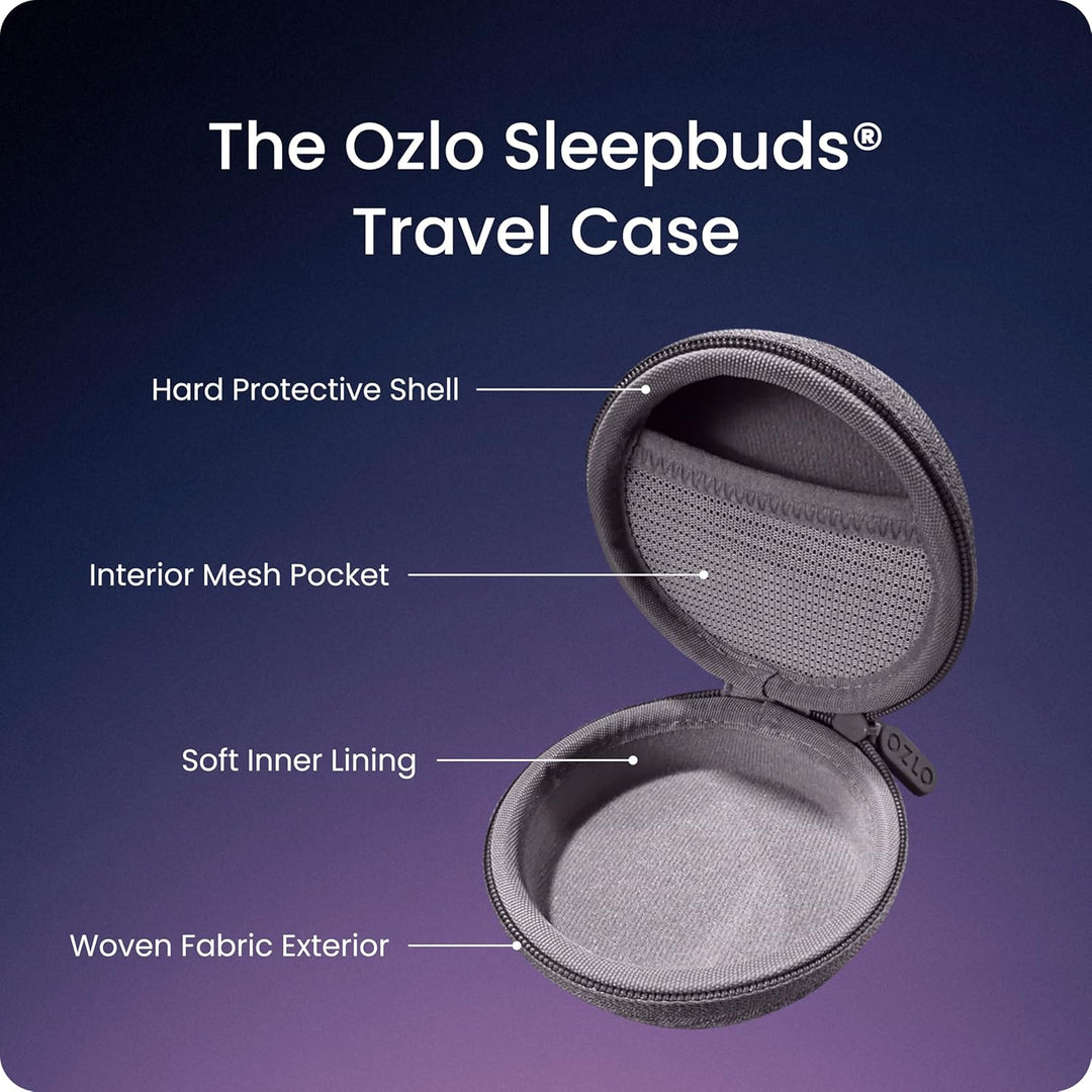 Ozlo Sleepbuds® Estuche de viaje | Estuche rígido para auriculares...