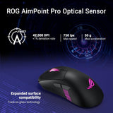 ASUS Ratón inalámbrico ROG Keris II Origin para juegos, ergonómico...