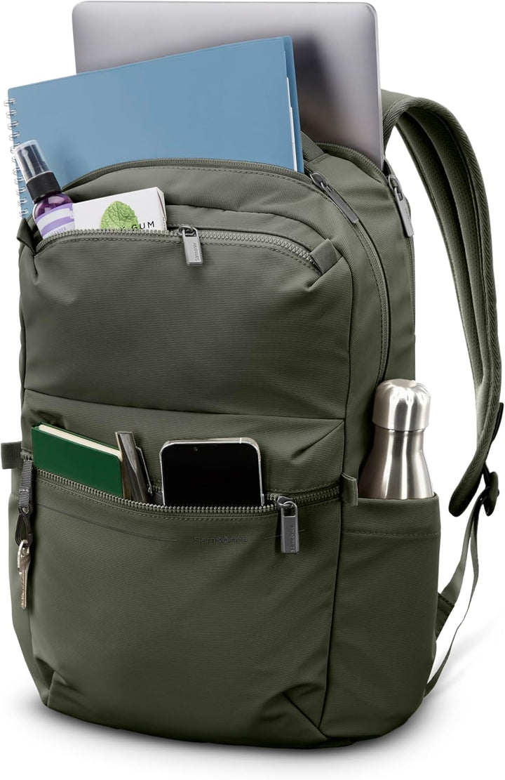 Samsonite Mochila Básica, Compartimento Dedicado para Laptop, Bolsi...