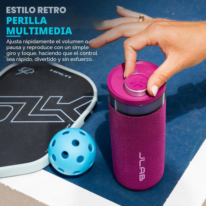 JLab, Go Party, Altavoz Bluetooth portátil, impermeable, iluminació...
