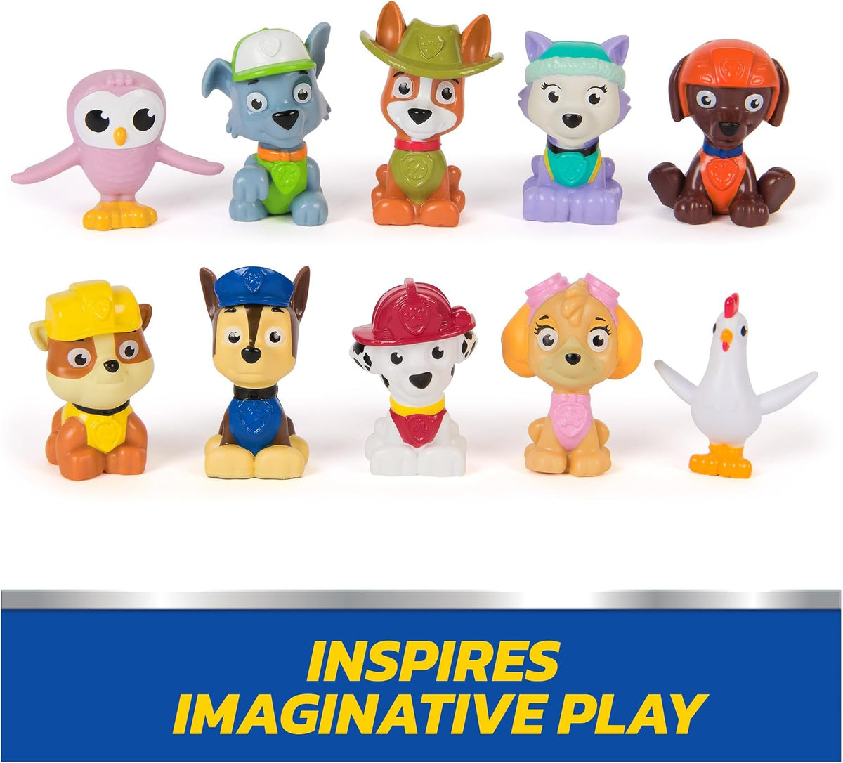 Paw Patrol Rewards Box Gift Pack con 11 Toy Figures y Stickers