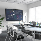 Pizarra de escritura móvil LCD con soporte, pizarra blanca rodante de 50 x 34 pulgadas sobre ruedas, pizarra blanca portátil con mensajes para oficina, hogar, exteriores, altura ajustable de