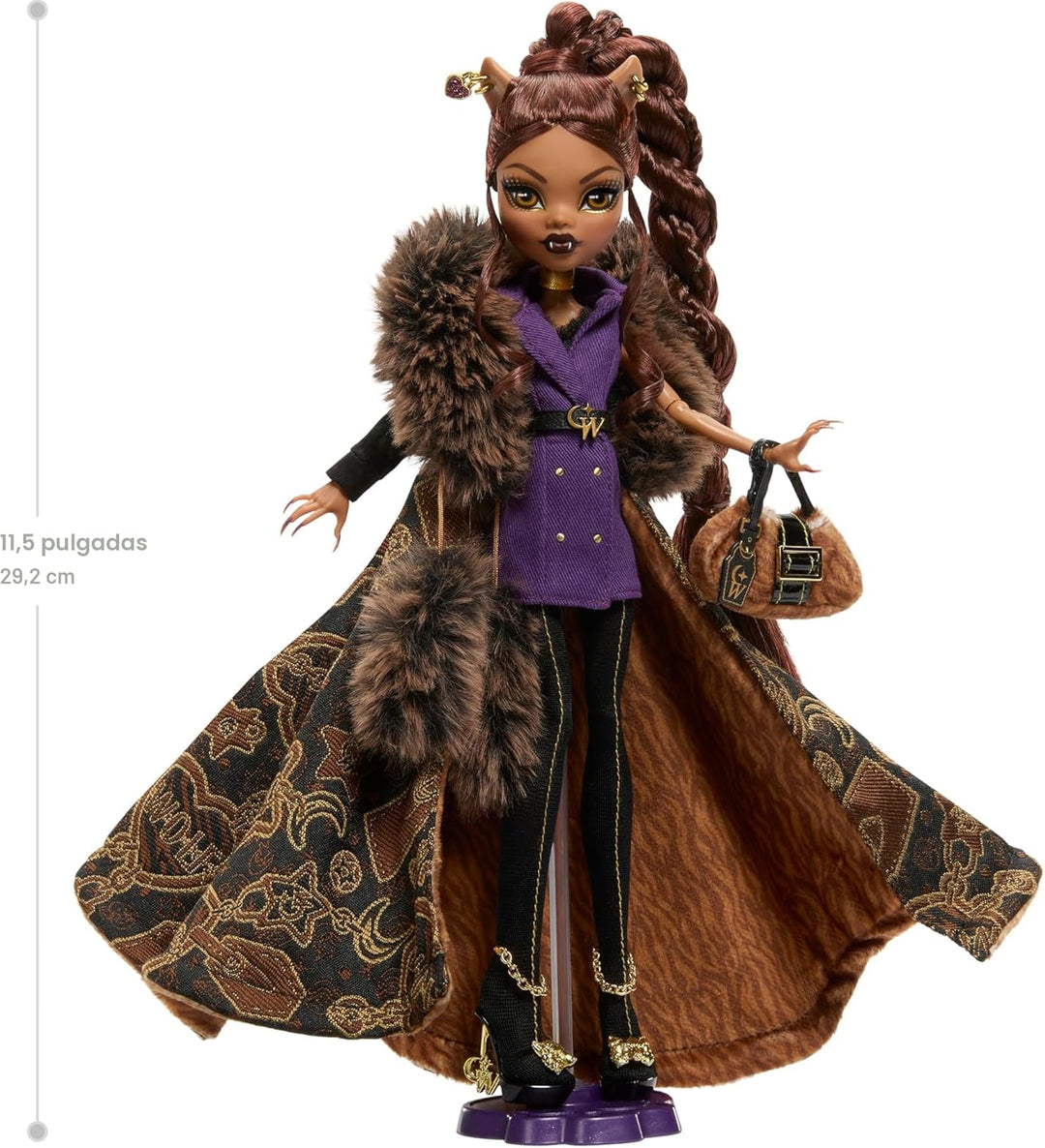 Monster High Muñeca, Clawdeen Wolf House of Wolf coleccionable con...