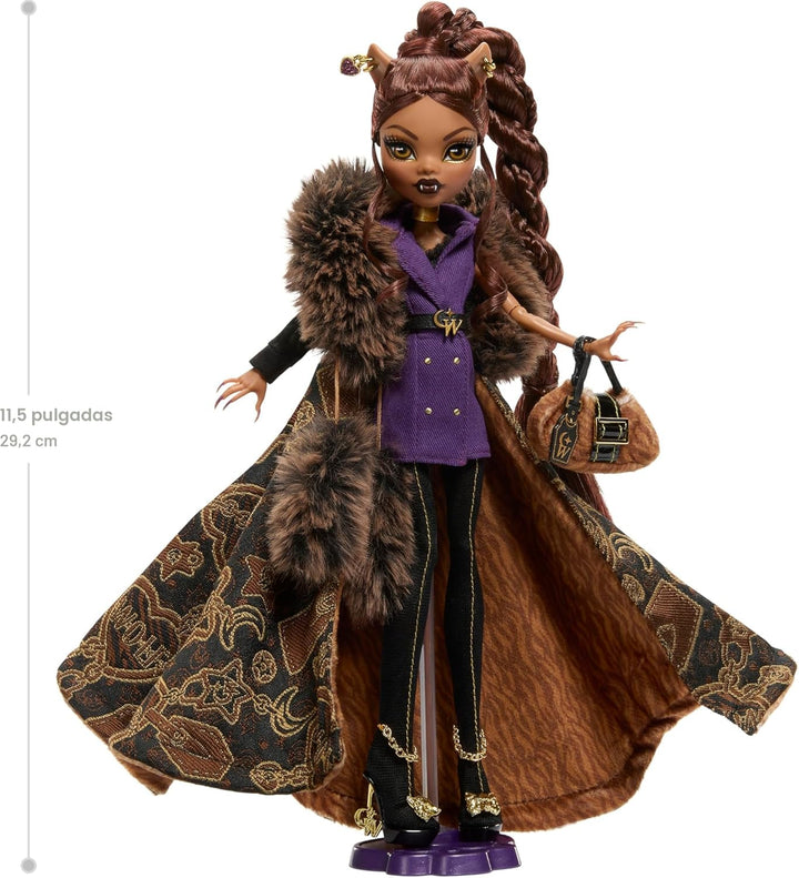 Monster High Muñeca, Clawdeen Wolf House of Wolf coleccionable con...