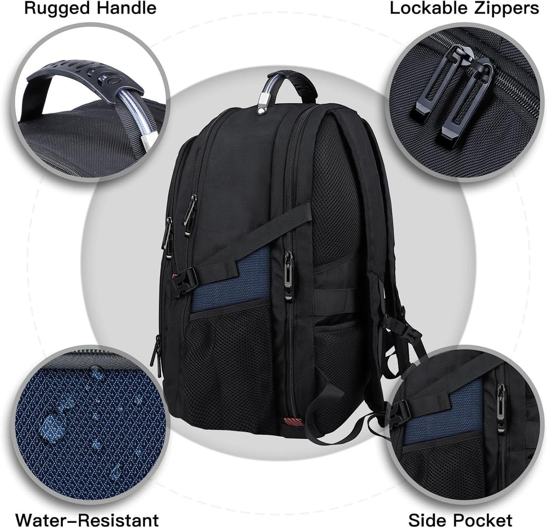 ANTERK Mochila extra grande, mochila para portátil de viaje, mochil...