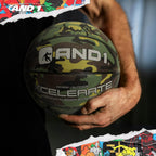 AND1 Xcelerate - Balón de baloncesto de goma, tamaño reglamentario oficial