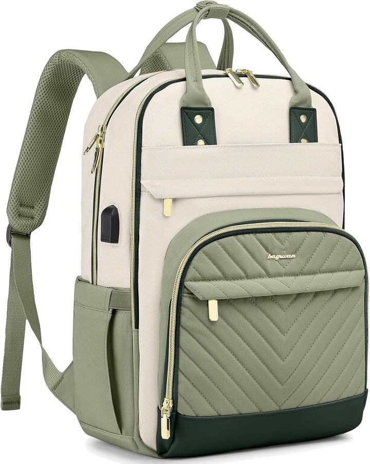 bagswan Mochila para Laptop para Mujeres Bolsa, 15,6 pulg.