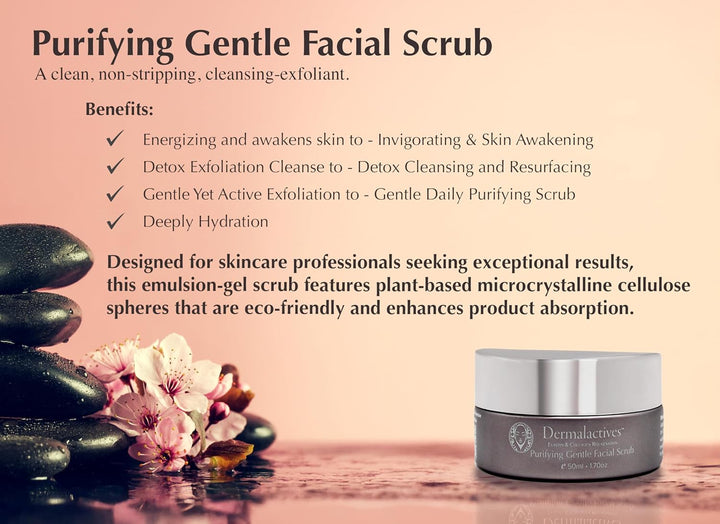 Dermalactives Exfoliante facial suave purificante