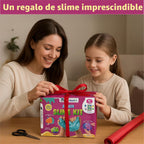 Kit de fabricación de slime para niños de más de 4 años, crea purpurina, incluye moldes