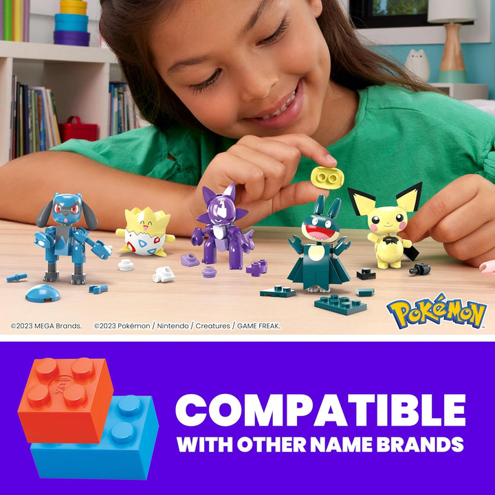 MEGA - Juego de juguetes de construcción de Pokémon