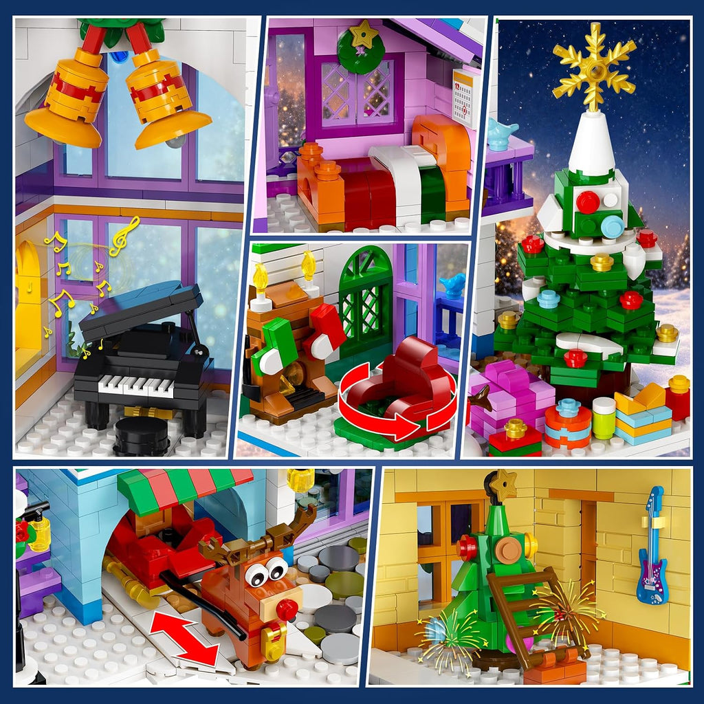 HOGOKIDS Calendario de Adviento 2026 Friends House Mini juguete de