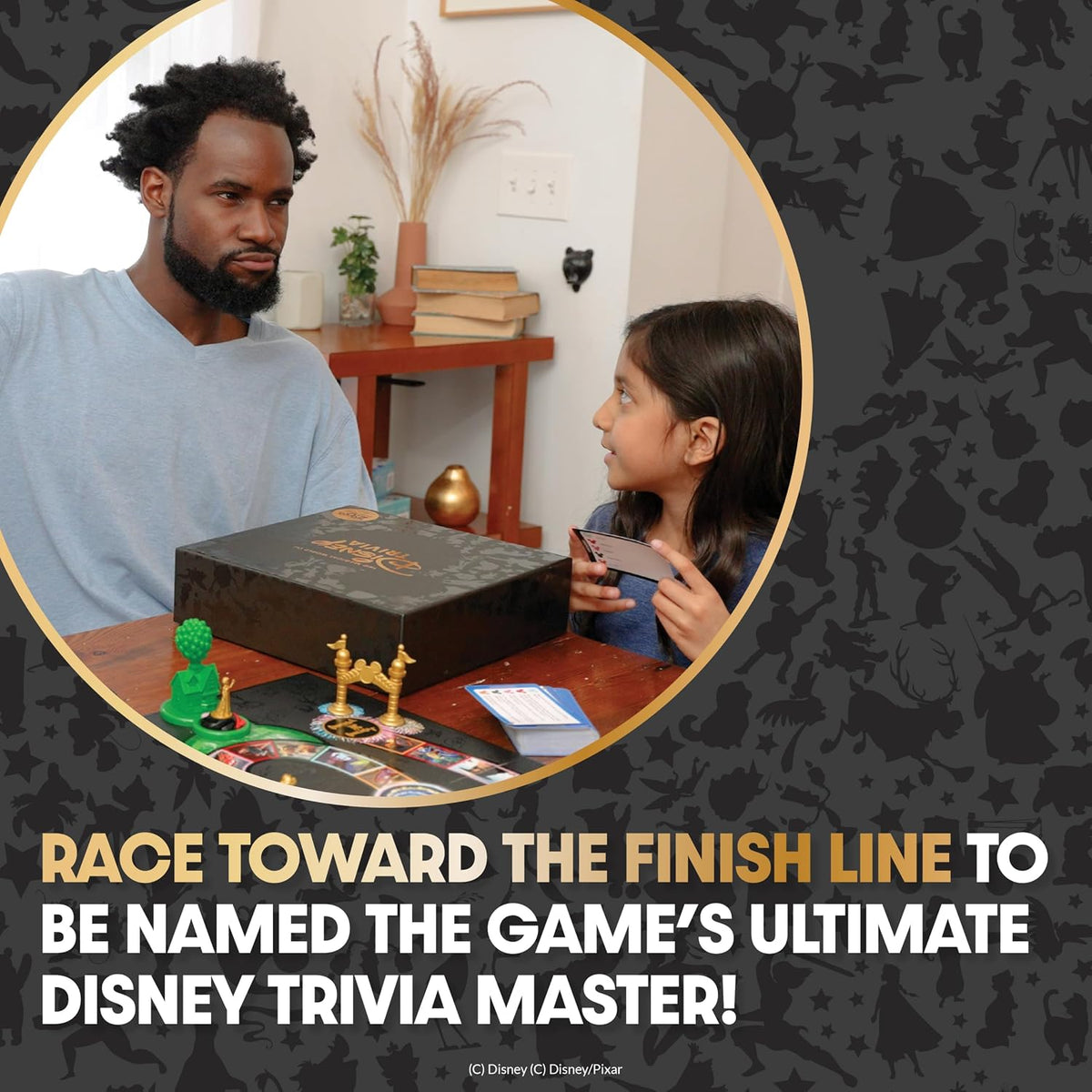 Disney Trivia Juegos de mesa para noche familiar, juegos de viaje