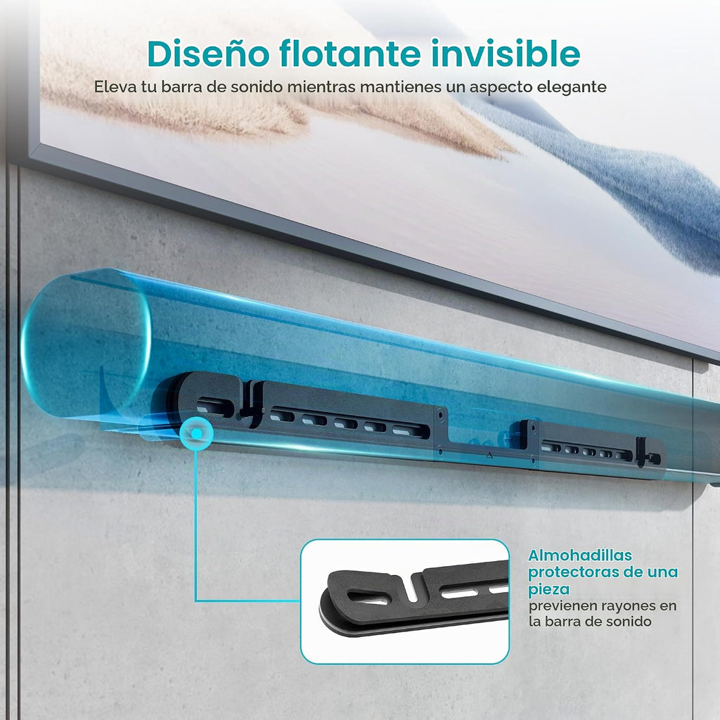 Sounbar - Soporte de pared compatible con Sonos Arc Ultra, color