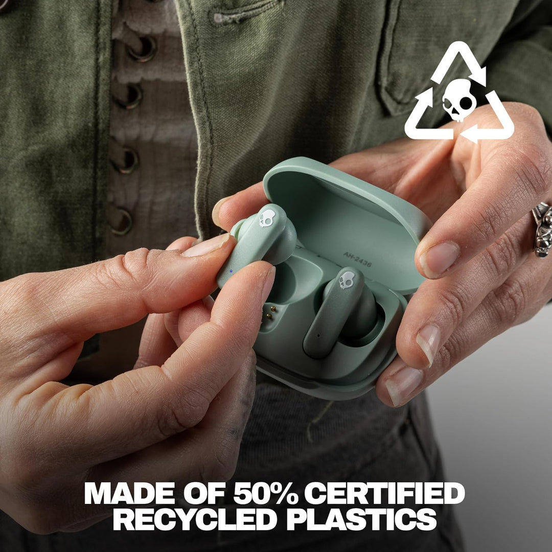Skullcandy Smokin' Buds - Auriculares inalámbricos, auriculares...