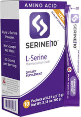 SERINE10 L-Serine Nootropics Paquetes - Apoya la salud cerebral, la...
