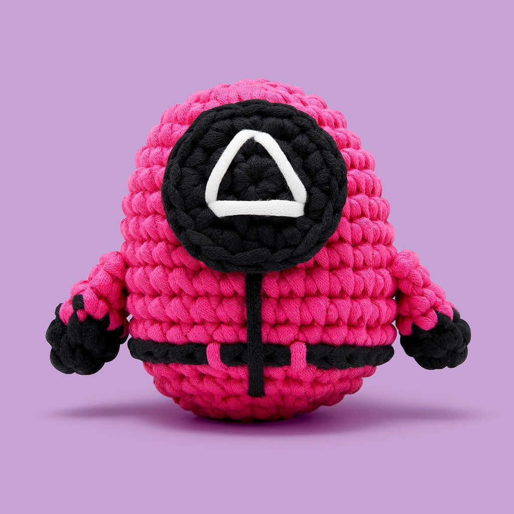 Kit de Crochet The Woobles Squid Game para Principiantes (Guardia Roja)