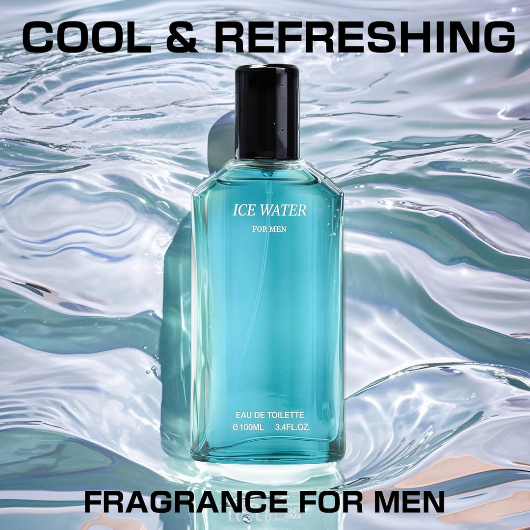 A CENTER Cool Ocean &amp; Ice Water - Juego de regalo de colonia pa...