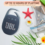 JBL Altavoz Bluetooth portátil Clip 5, IP67 impermeable y a prueba...