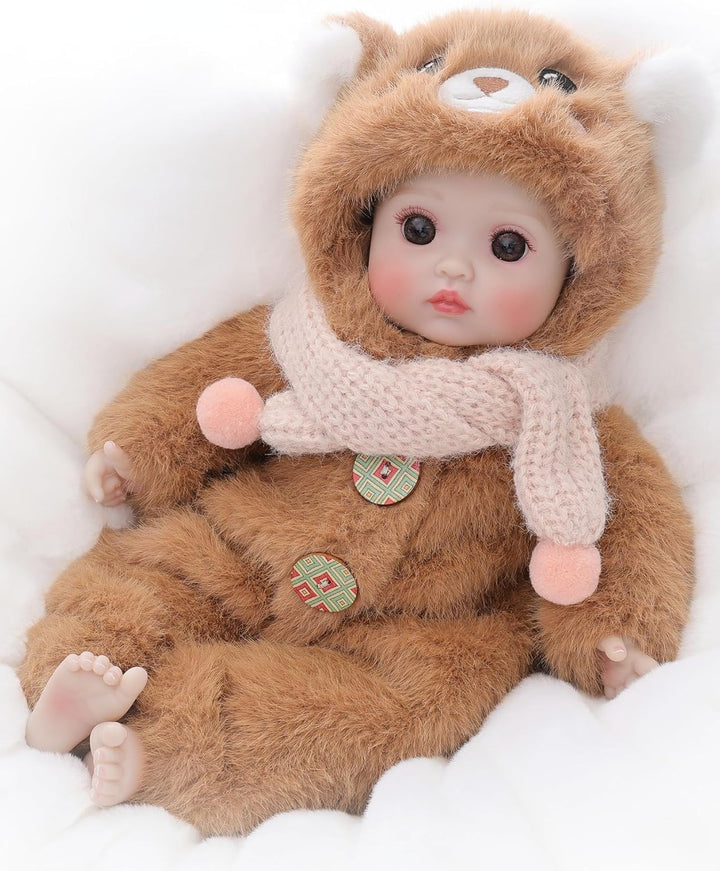 Cloveray Baby Dolls, 15 Inch Realistic Soft Body Baby Doll Real Lif...