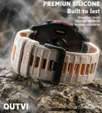Correa deportiva suave y resistente para Garmin Fenix 5/Fenix 6/Fenix 7 de 0.866 in - QuickFit 22 correas de reloj para Garmin Fenix 8 1.850 in/Fenix 5 Plus/Fenix 6 Pro/Fenix 7 Pro Sapphire