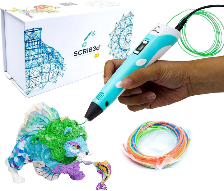 SCRIB3D Bolígrafo de impresión 3D P1 con pantalla \u2013 Incluye bo...