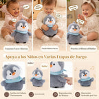 Juguete de la felpa del pingüino, 10" juguete musical interactivo