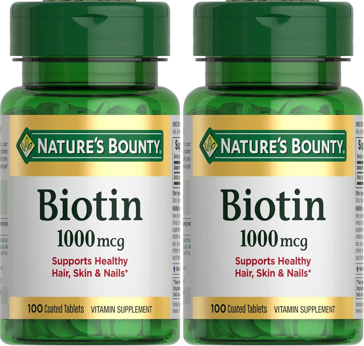 Nature's Bounty Biotina, apoya el metabolismo para la energía y...