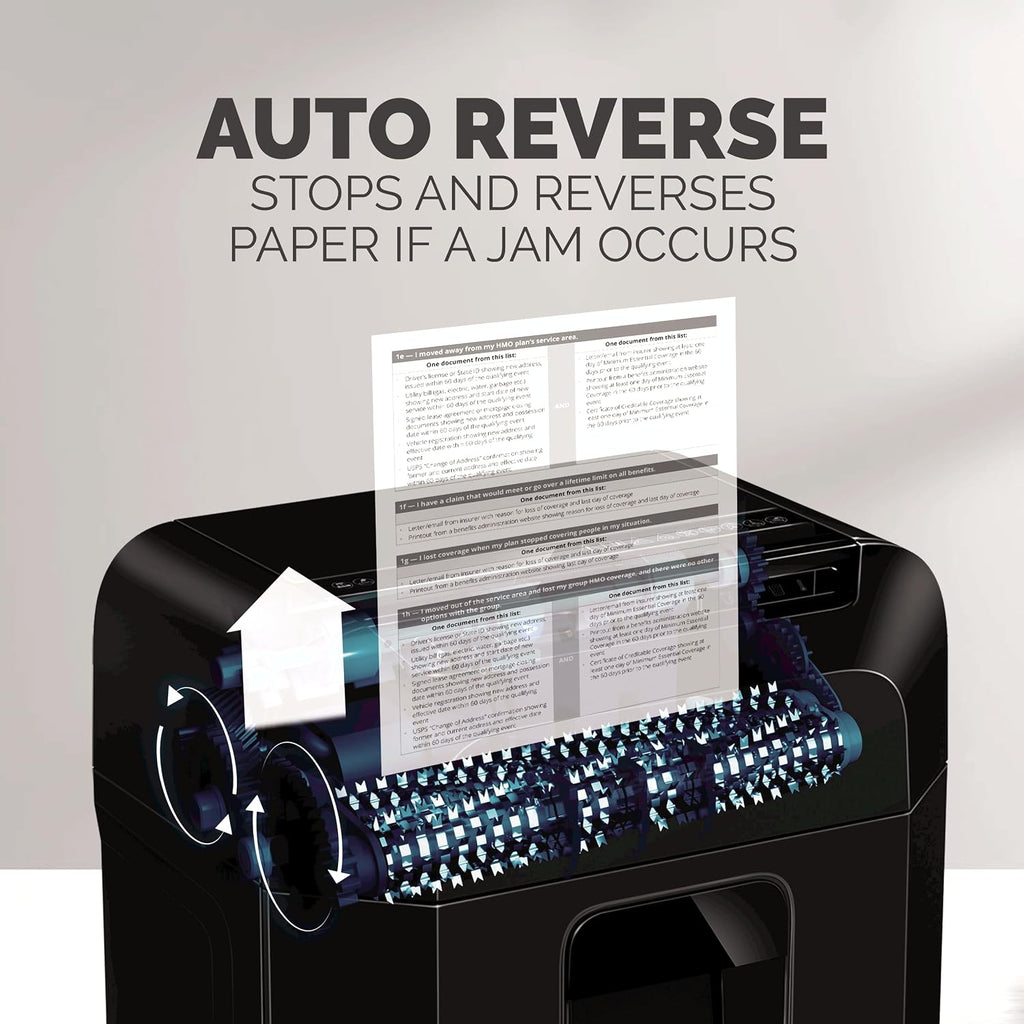 Fellowes AutoMax 100MA - Trituradora de papel 2 en 1 de microcorte de 100 hojas para oficina/oficina pequeña