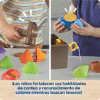 Learning Resources Cofre del tesoro sorpresa de gemas