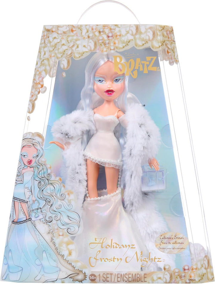 Bratz 2025 Holidayz Frosty Nightz Cloe - Muñeca coleccionista con m...