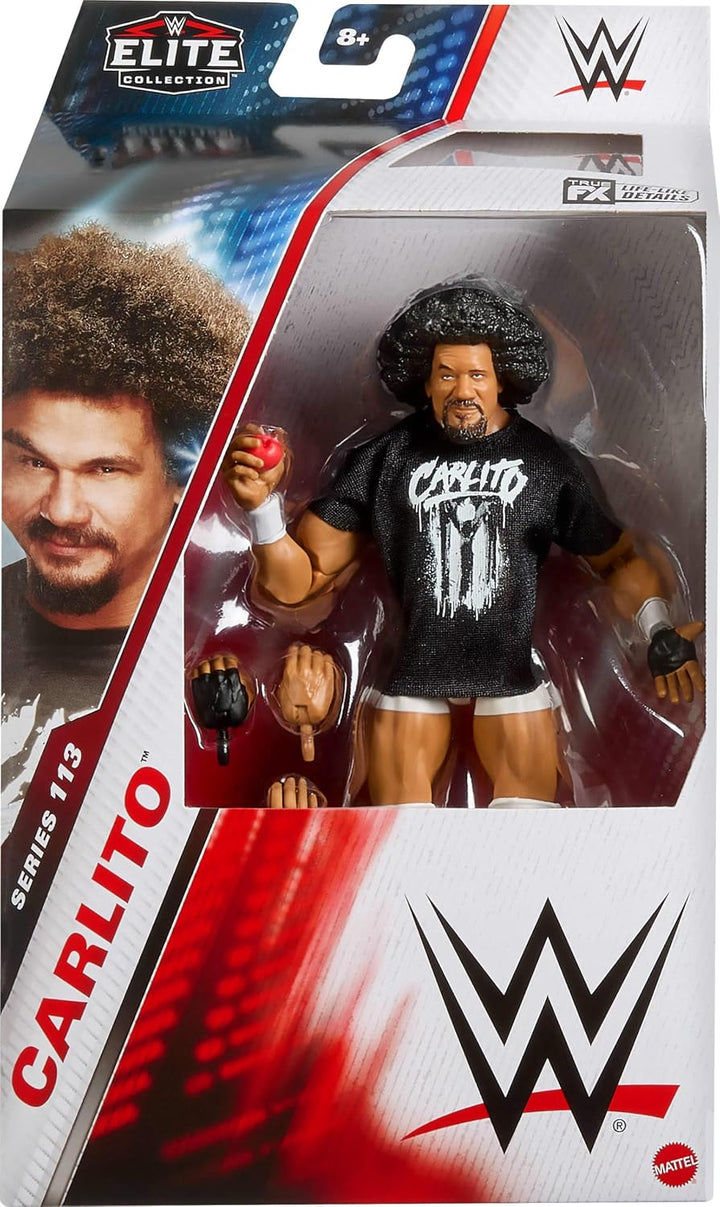 Mattel WWE Elite - Figura de acción y accesorios, serie #113 de 6 p...