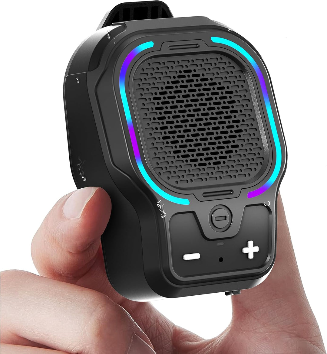 Altavoz Bluetooth portátil, altavoz inalámbrico portátil con clip m...