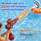 Pistola de agua eléctrica, pistola automática para niños y adultos