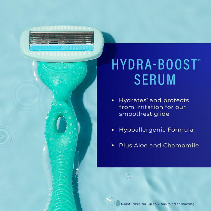 Schick Hydro Silk Recambios de cuchillas de afeitar sensibles, maqu...