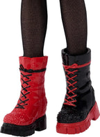 Mattel Disney Descendants: Wicked Wonderland, muñeca roja, hija de la reina de corazones, con traje y accesorio extraíbles, inspirado en la película