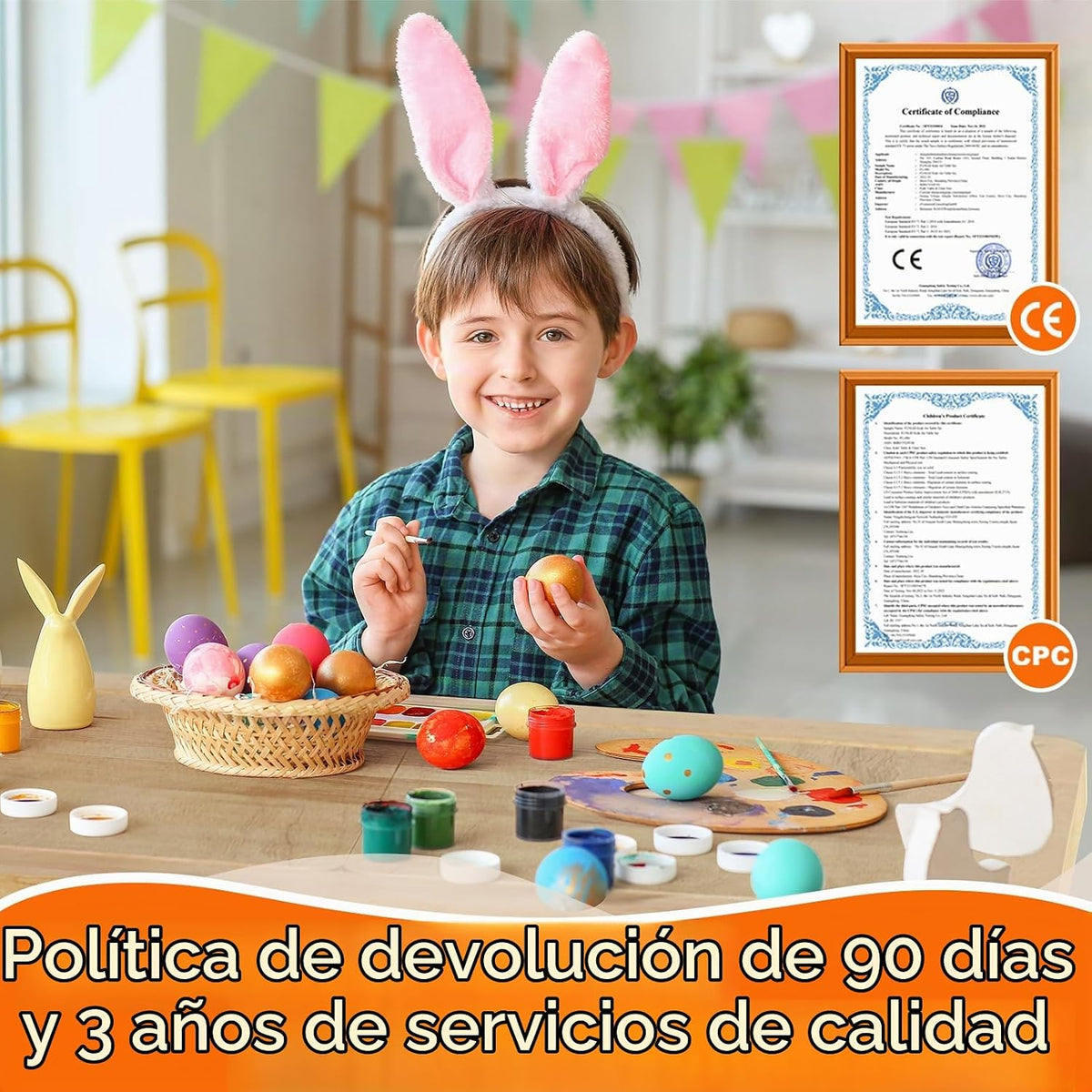 FUNLIO Mesa sensorial plegable de madera con 2 contenedores y 1 silla plegable para niños pequeños, mesa sensorial para niños con tapa de madera contrachapada antideformación, juego de arena y agua para interiores y exteriores, certificado CPC