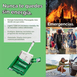 ChargeTab Cargador USB-C portátil de emergencia: precargado de 3000...