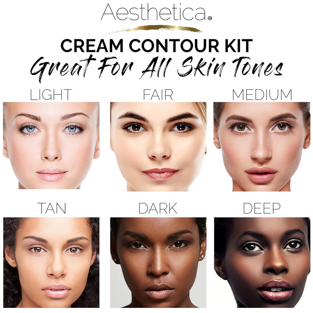 Crema de contorno, para resaltar, set de maquillaje, base para cont...