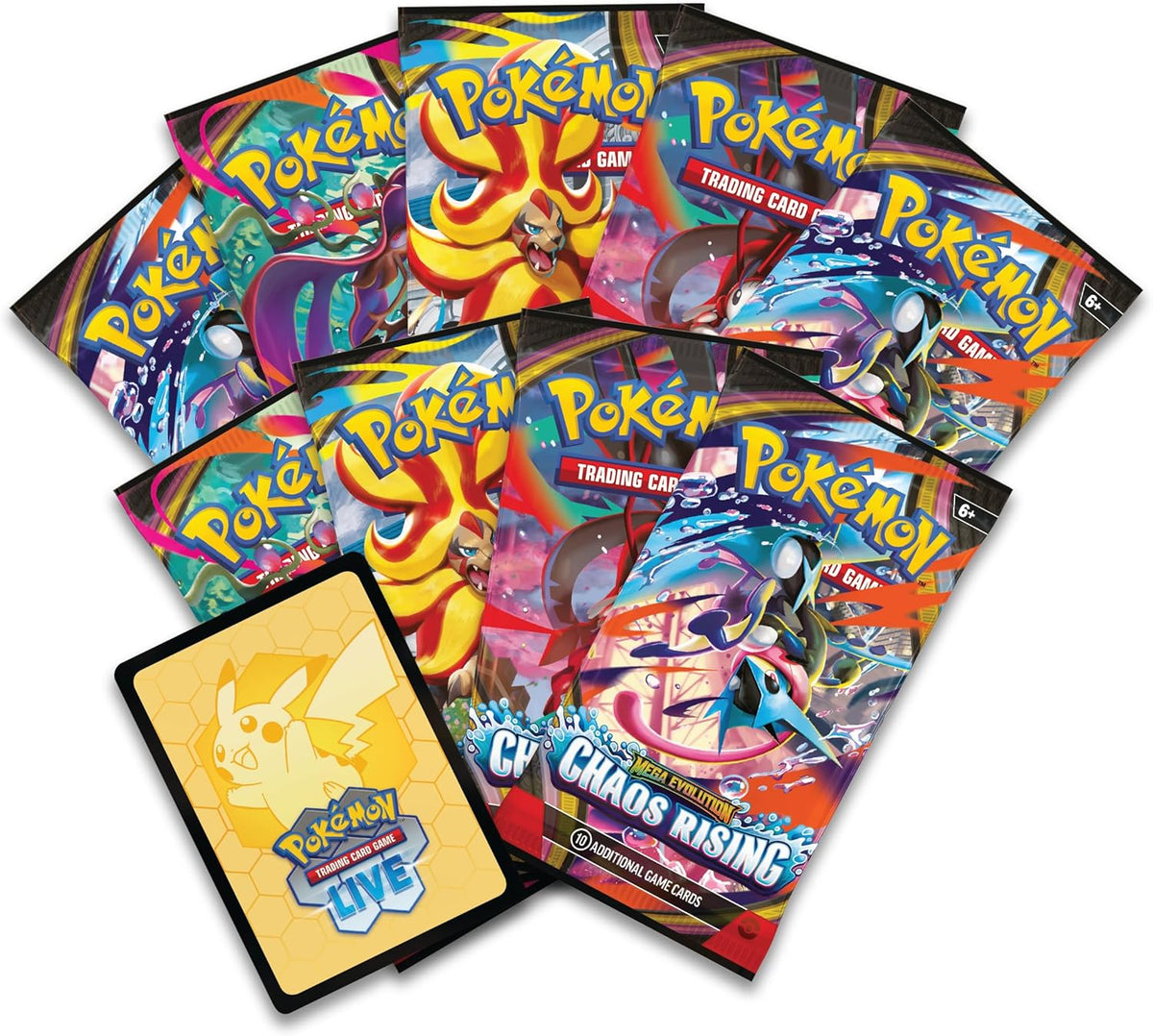 Pokémon TCG: Caja de entrenamiento de élite Mega Evolution—Chaos Rising