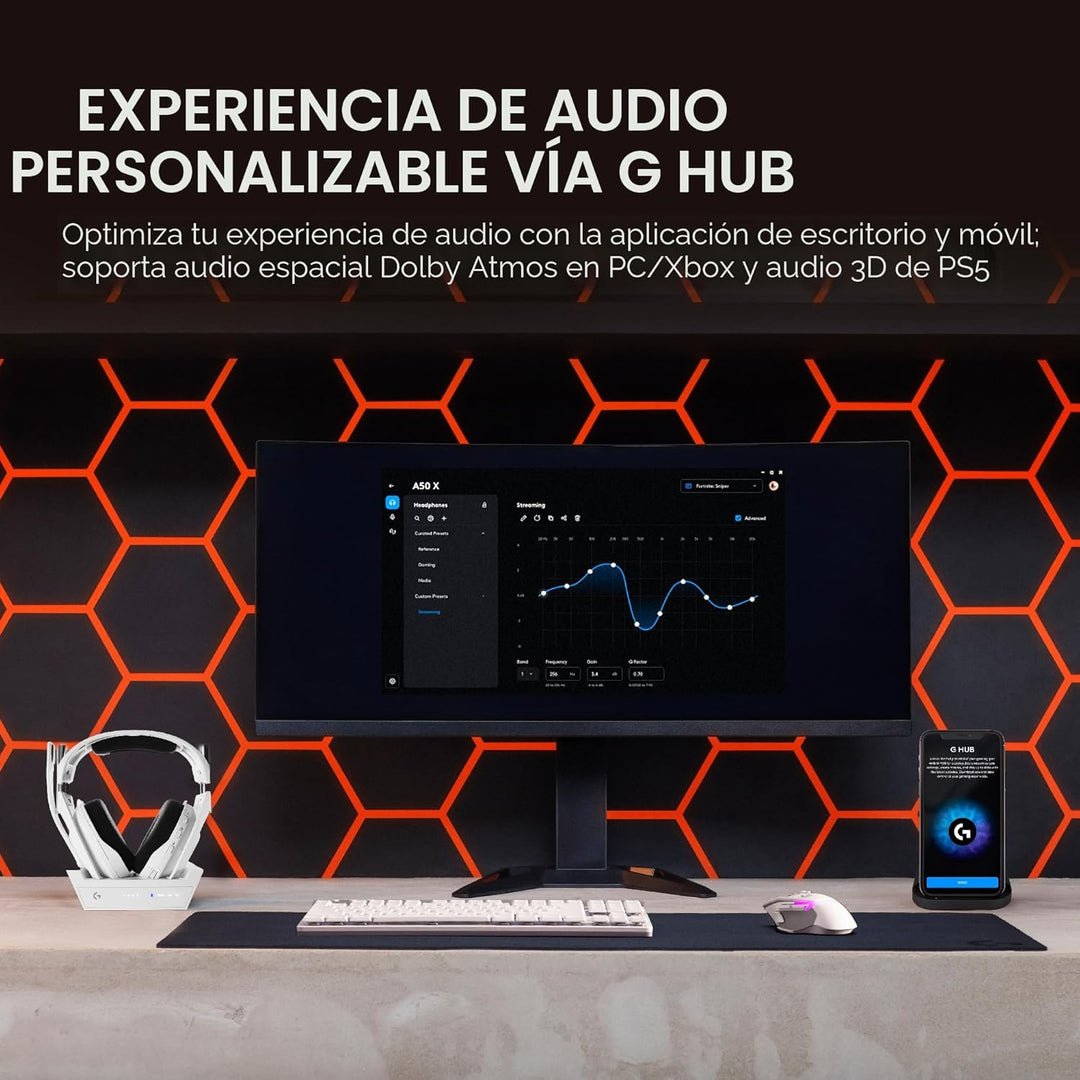 Logitech G Astro A50 X Multi-Platform Wireless Gaming Headset + Bas...