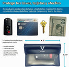 VITAL Cartera impermeable para nadar – Pequeña bolsa impermeable para llaves – Sumergible, flotante, a prueba de lluvia y agua, para surfear, llavero de coche, bolsa seca con correa para muñeca y tobillo