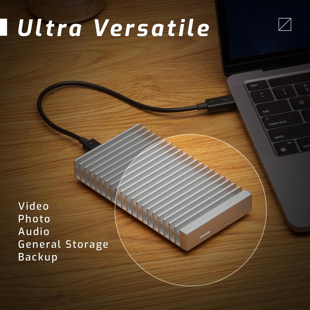 OWC 1TB Express 1M2 40Gb\/s Portátil NVMe SSD USB4 (compatible con...