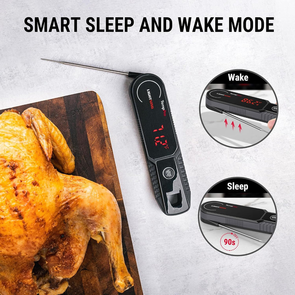 TempPro TempSwift - Termómetro digital para carne de lectura instantánea de